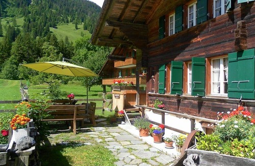 Lenk Apartment | Cosy apartment for 5 people with TV, balcony, pets allowed and parking