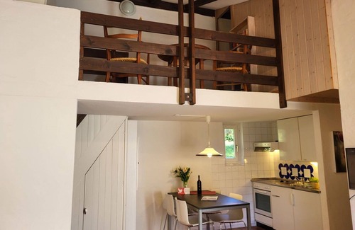 Capriasca Apartment | Cosy apartment for 5 guests with WIFI, pool, TV, patio and pets allowed