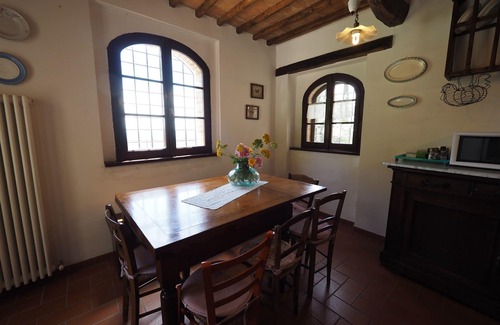 San Gimignano Apartment | Cosy apartment for 6 people with WIFI, pool and panoramic view, close to San Gimignano