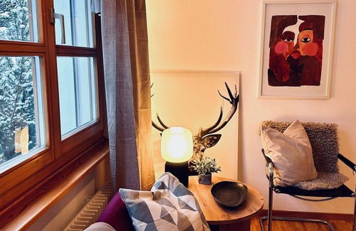 Lenzerheide Apartment | Cosy apartment for 2 people with WIFI, TV and pets allowed