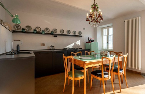 Cortazzone House | Cosy apartment in villa for 2 guests with pool, TV, terrace, panoramic view and parking