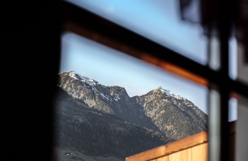 San Leonardo in Passiria Apartment | Cosy Strickerhof Apartment 3 with Mountain View & Balcony