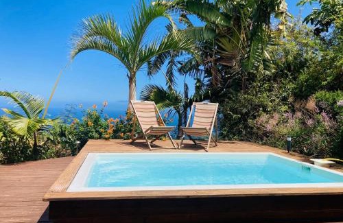 Saint-Leu House | Cottage chaleureux avec vue mer et piscine