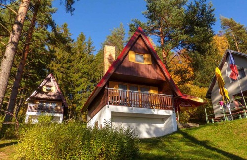 Karlovy Dvory House | Cottage with a view of Lipno lake
