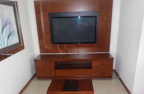 Praia do Morro Apartment | Coverage w / pool and barbecue for 15 people, 3 suites w / air cond.
