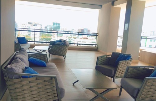 Evaristo Morales Apartment | Cozy 1 Bdr Apt. Center of Santo Domingo, Pool, Gym, BBQ