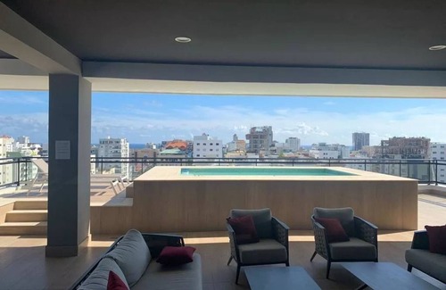 Evaristo Morales Apartment | Cozy 1 Bdr Apt. Center of Santo Domingo, Pool, Gym, BBQ