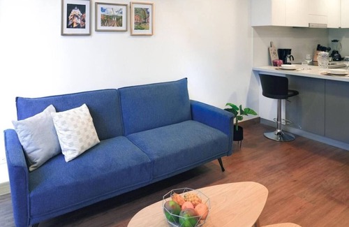 Santa Fe Apartment | Cozy 1-bedroom apartment in gorgeous Bogotá with fitness room and pool.