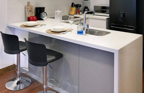 Santa Fe Apartment | Cozy 1-bedroom apartment in gorgeous Bogotá with fitness room and pool.
