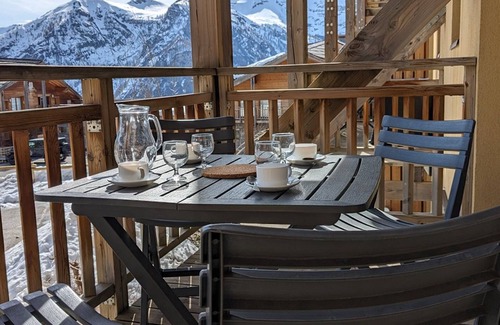 Orcieres-Merlette Apartment | Cozy 3-room, balcony, ski-in/ski-out, parking, WIFI