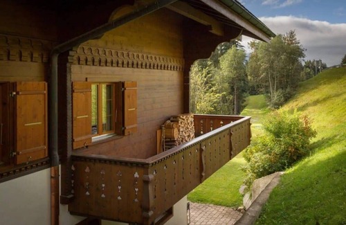 Schoenried Apartment | Cozy Apt Overlooking the Gstaad Mountain Area