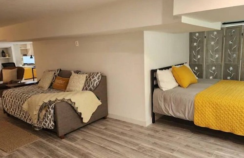 Forest City House | Cozy basement for a comfy stay