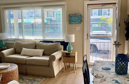Sea Isle City Condo | Cozy beach condo just one block from the beach. Walk to restaurants and parks.