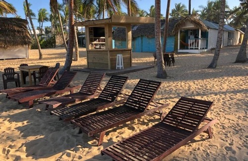 Punta Cana Apartment | Cozy Beach Front bungalow #3. Unspoiled Beach.