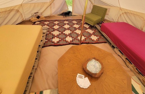 Polson House | Cozy Bell Tent With A View - "Fire"