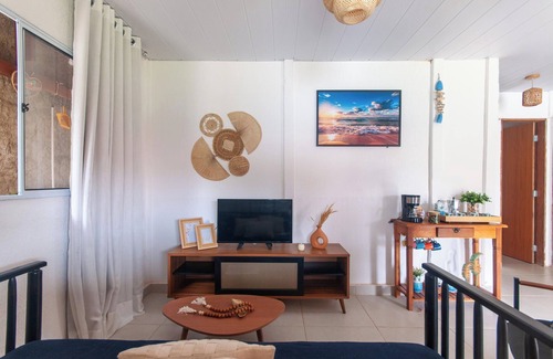 Setiba House | Cozy House Dream of Setiba 500 meters from the Beach - linen-wifi-parking