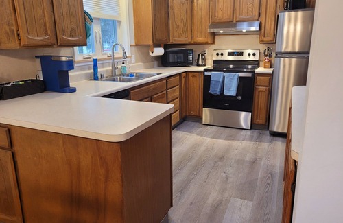 Fairbanks House | Cozy centrally located two-bedroom home. Pet friendly!