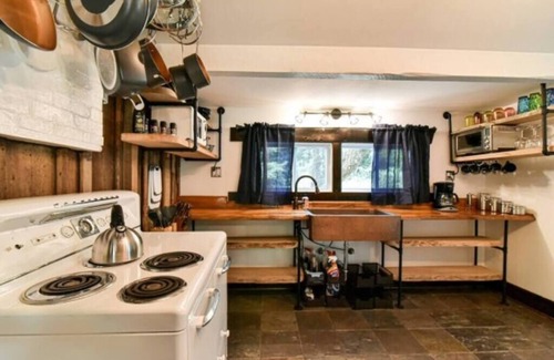 Asheville Cabin | Cozy Creekside Cabin w/sauna and hot tub!
