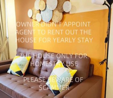 Taman Wahyu Apartment | Cozy Design Homestay Taman Wahyu SW08 Batu Caves D