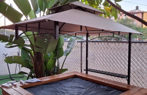 Tijuana Condo | Cozy Gem steps away from the Border ,Jacuzzi in private patio.