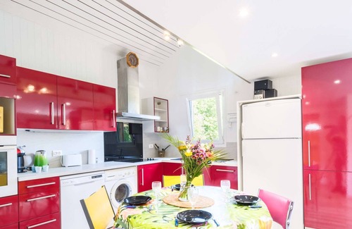 Sanguinet Ski Chalet | Cozy House in Sanguinet – 4 Guests – Wheelchair Accessible – Shared Garden