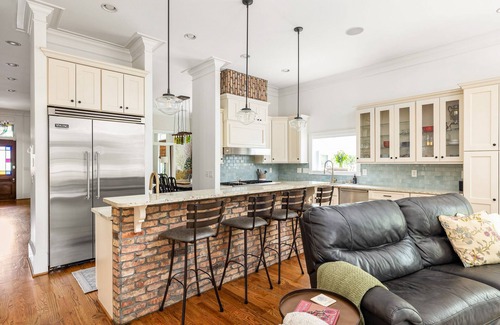 East Side House | Cozy house with hot tub, fireplace + walking distance to Zoo Atlanta