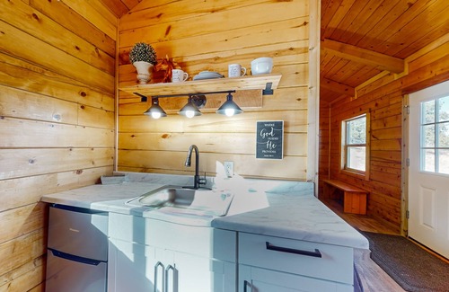 Colorado Springs Cabin | Cozy log cabin on 1,800-acre ranch with meadow/mountain views & animals