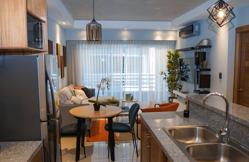 Ciudad Universitaria Apartment | Cozy Nordic interior designed apartment, WIFI, GYM