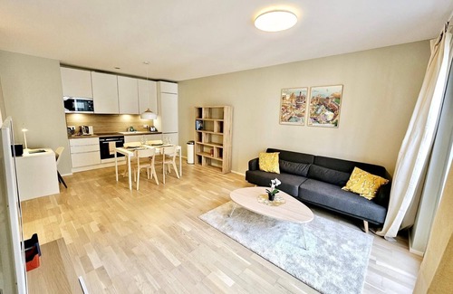 Gasperich Apartment | Cozy one bedroom with convenient parking