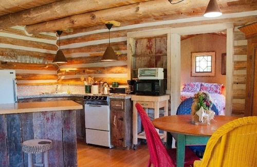 Harbor Springs Cabin | Cozy, Romantic, Log Cabin.