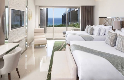 El Tezal Resort | Cozy room in a resort with AC, WiFi. Free Yoga, Gym, & beach bike at the resort
