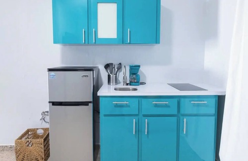 Guayabos Apartment | Cozy Studio Type Apartment across Jobos Beach, Isabela. WIFI & A/C.