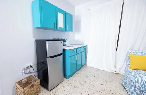 Guayabos Apartment | Cozy Studio Type Apartment across Jobos Beach, Isabela. WIFI & A/C.