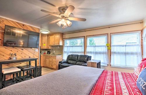 Brian Head Apartment | Cozy Studio with Fireplace about 1 Mi to Ski Resort