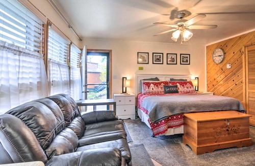 Brian Head Apartment | Cozy Studio with Fireplace about 1 Mi to Ski Resort