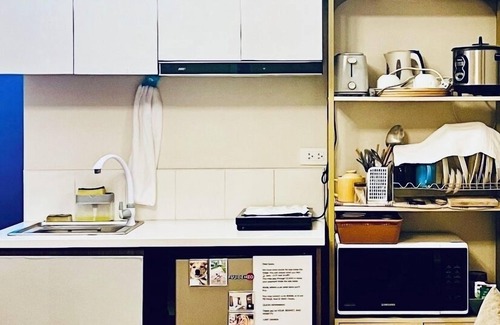 Lapu-Lapu Condo | Cozy Studio with Balcony in Cebu Near Mactan Airport Pool Parking wiFi & More