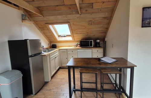 Birch Harbor Apartment | Cozy studio with spectacular views of Bunker's Harbor in Birch Harbor!