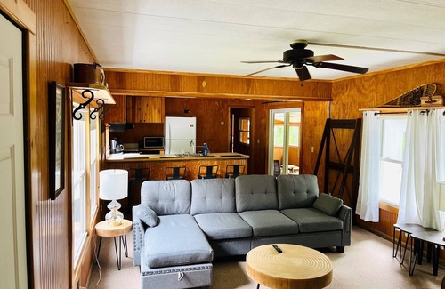 Ludlow RV Rental | Cozy Tiny Home on Black River - Walk to Town!