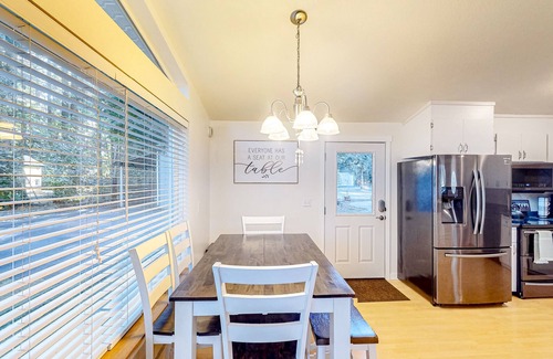 Pierce County House | Cozy tree-lined home with patio, grill, washer/dryer, and internet - near hiking