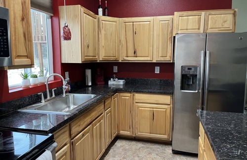 Wasilla Apartment | Cozy up to the fireplace close to town with faraway feel