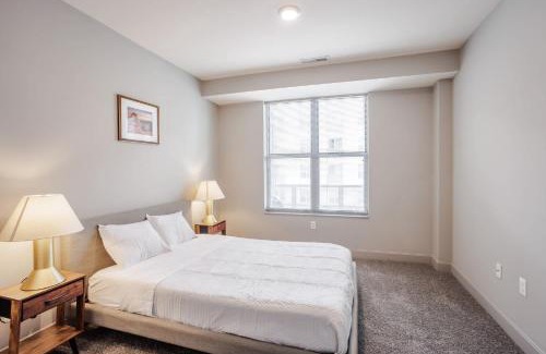 Downtown Cincinnati Apartment | CozySuites at the Banks gym pool 13