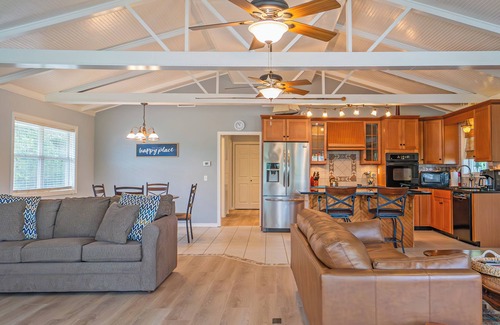 Cedar Lane House | Creek Front Home w/Fishing Pier & Amazing Outdoor Spaces
