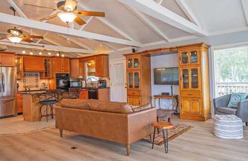 Cedar Lane House | Creek Front Home w/Fishing Pier & Amazing Outdoor Spaces