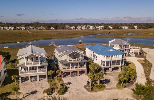 Pawleys Island House | Creekfront Home with Pool, Dock and Stunning Views