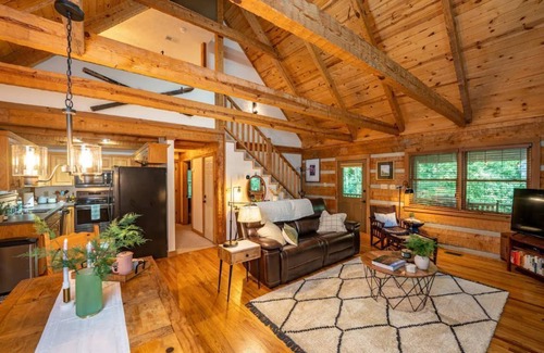 Seven Devils Cabin | Creekside Cabin > 15min to Hiking, Rafting, & the Alpine Coaster > Pet-Friendly
