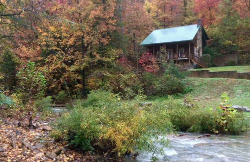 Jasper Cabin | Creekside Cabin - Cozy Cabin Overlooking Year Round Creek