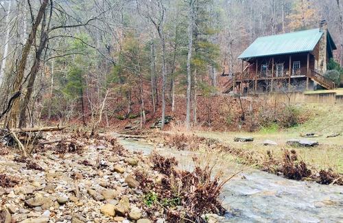Jasper Cabin | Creekside Cabin - Cozy Cabin Overlooking Year Round Creek