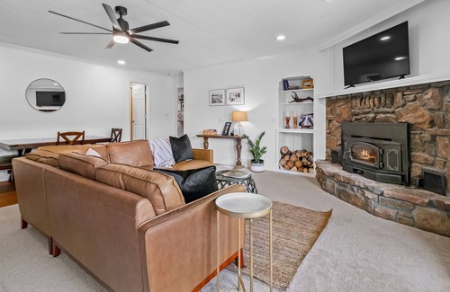 Prairie Creek House | Creekside oasis on 7 acres with pool and hot tub - close to Beaver Lake and town
