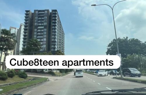 Taman Daya Apartment | CUBE8TEEN 1BEDROOM 2QUEEN HOST BY wendy