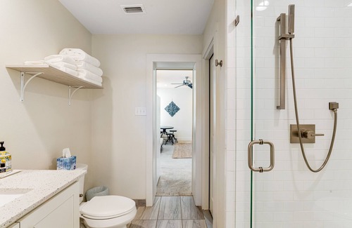 Arp House | Custom barn suite shared pool, firepit, Ping-Pong & golf cart rental option
